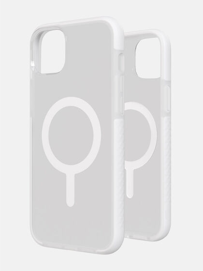 Ace Pro Clear and White Case with MagSafe for iPhone 14 Plus, , large